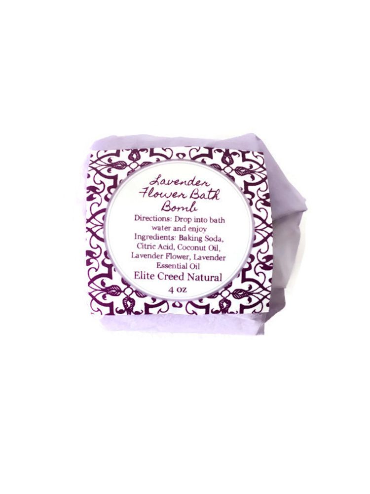 Lavender Flower Bath Bomb
