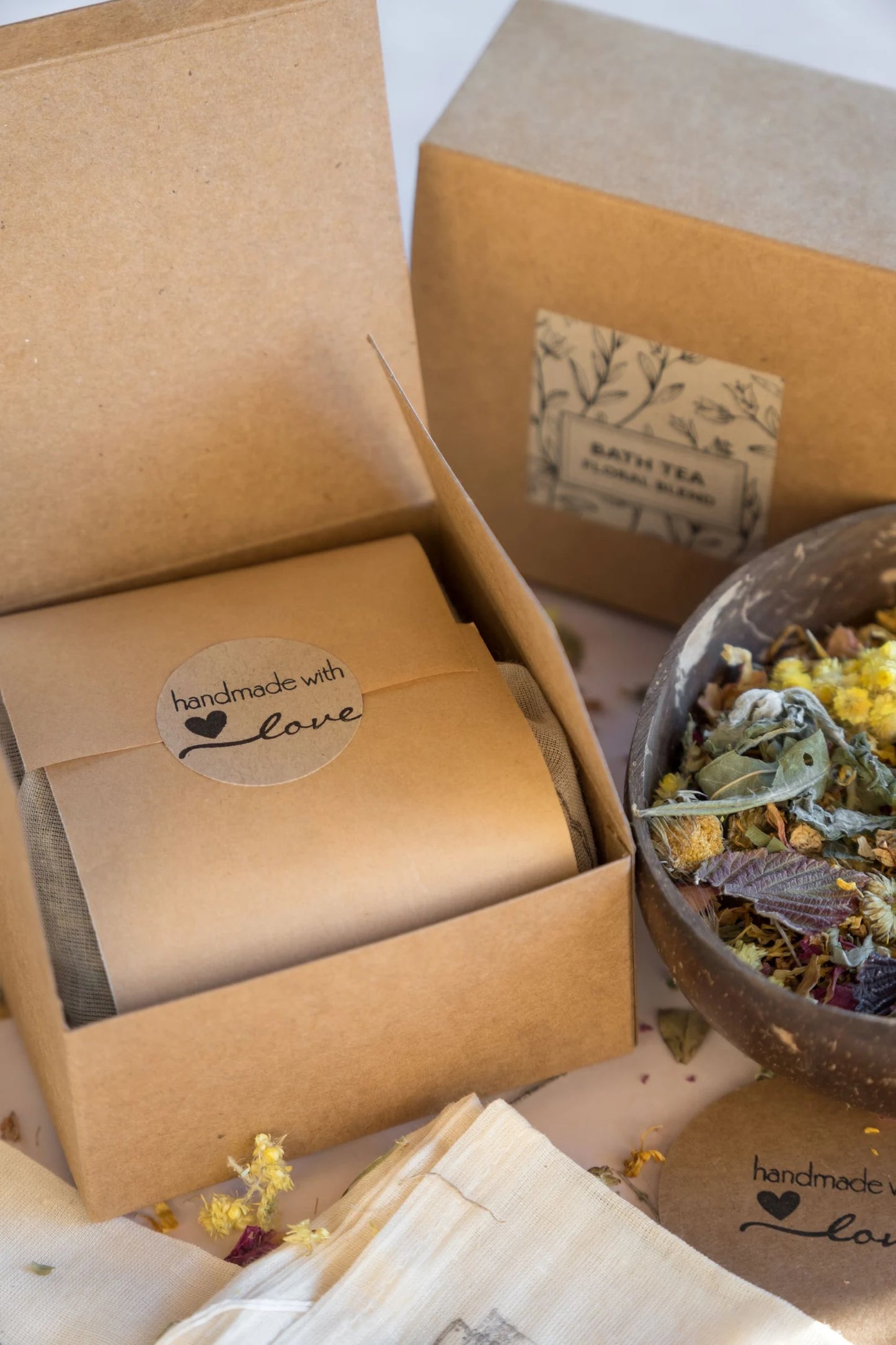 Floral Bath Tea Soak-Set of Four - Soak in Silk