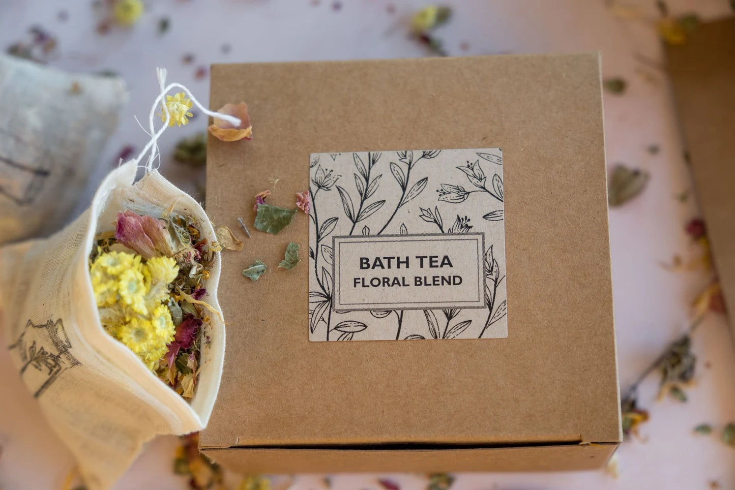 Floral Bath Tea Soak-Set of Four - Soak in Silk