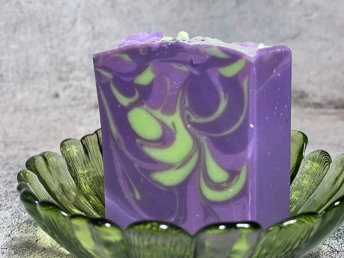 Violet Blooms Artisanal Soap Bar