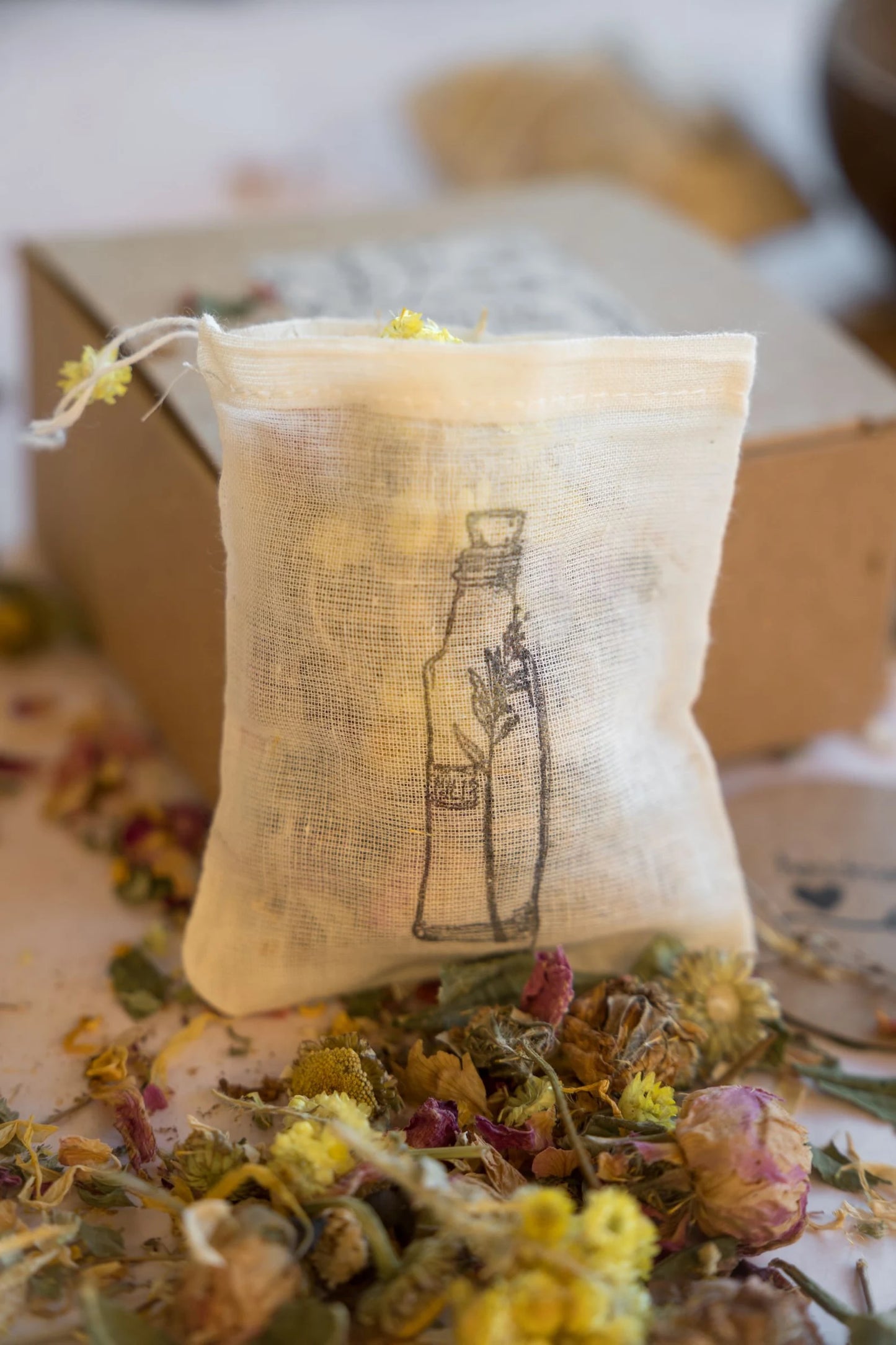 Floral Bath Tea Soak-Set of Four - Soak in Silk