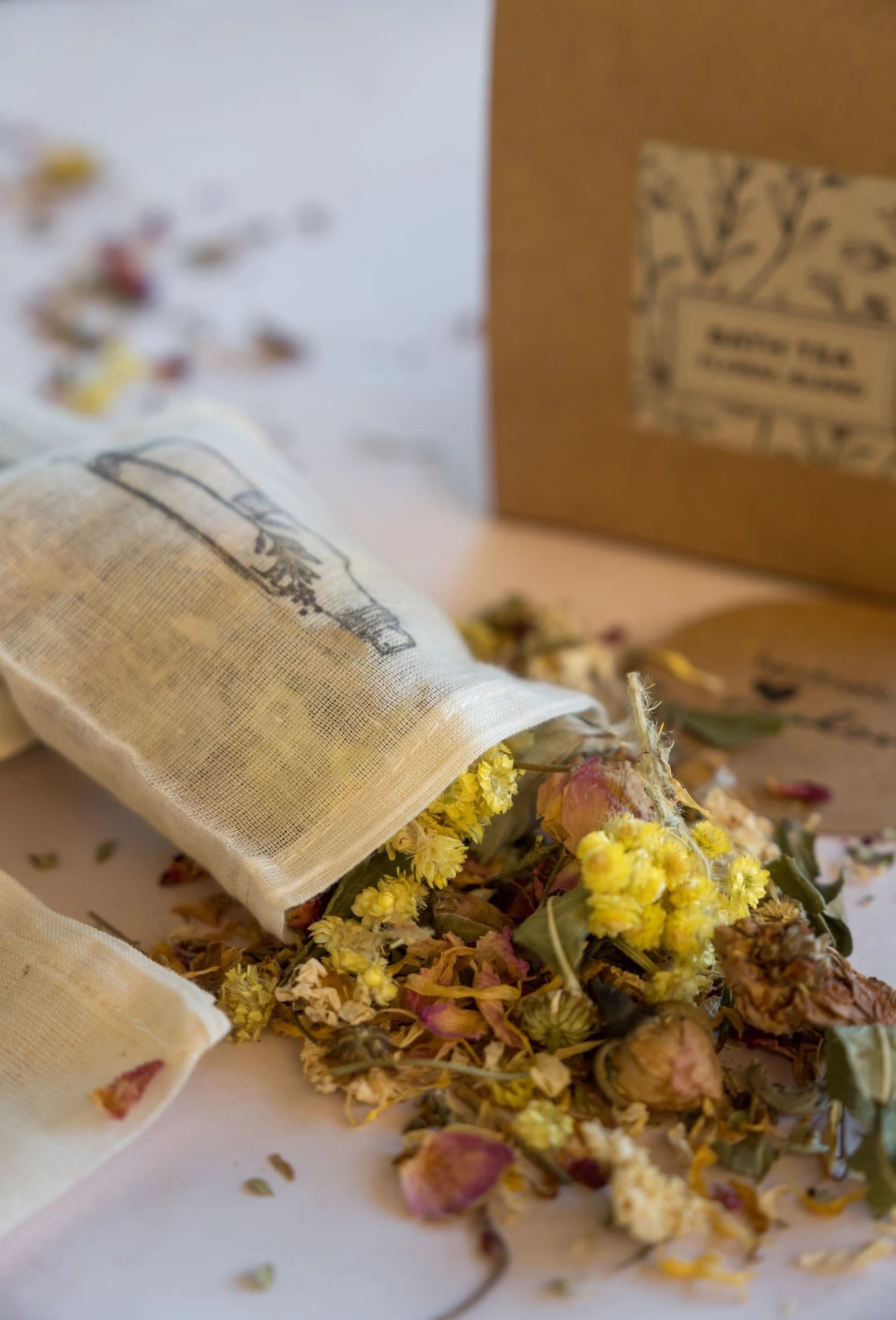 Floral Bath Tea Soak-Set of Four - Soak in Silk